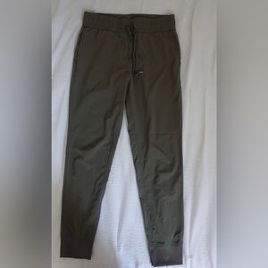 Green Cargo Yoga Pants
